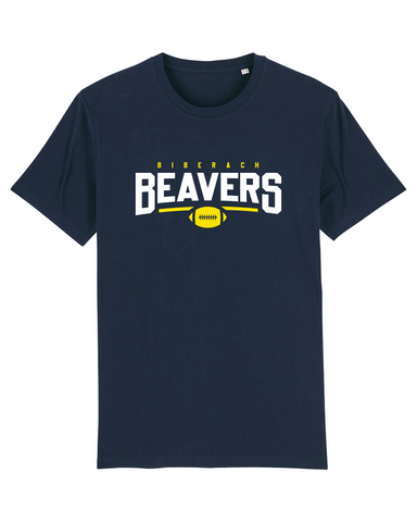Unisex Fan T-Shirt Beaver Football "Football" - Navy