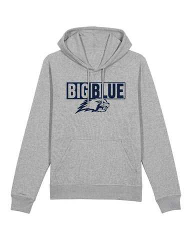 Unisex Fan Hoodie Beaver Football "Big Blue" - Grey