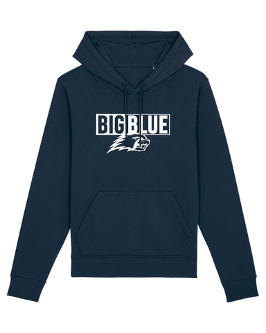 Unisex Fan Hoodie Beaver Football "Big Blue" - Navy