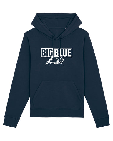 Kids Fan Hoodie Beaver Football "Big Blue" - Navy