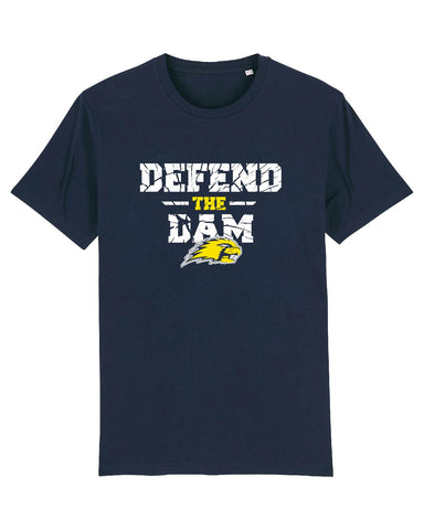 Unisex Fan T-Shirt Beaver Football "Defense" - Navy