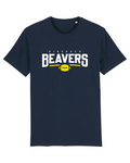 Kids Fan T-Shirt Beaver Football "Football" - Navy