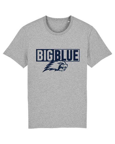 Kids Fan T-Shirt Beaver Football "Big Blue" - Grey