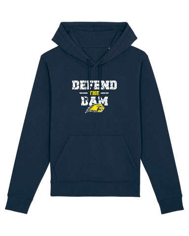 Unisex Fan Hoodie Beaver Football "Defense" - Navy