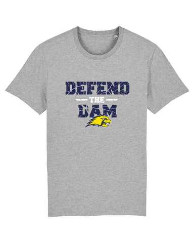 Unisex Fan T-Shirt Beaver Football "Defense" - Grey