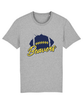 Unisex Fan T-Shirt Beaver Football "Splash" - Grey